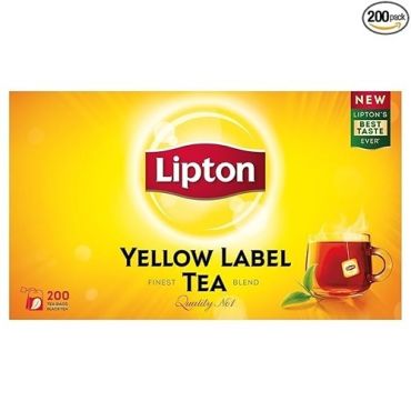 Lipton Yellow Label Tea Bag 200 Tb, 16 Pieces Per Carton